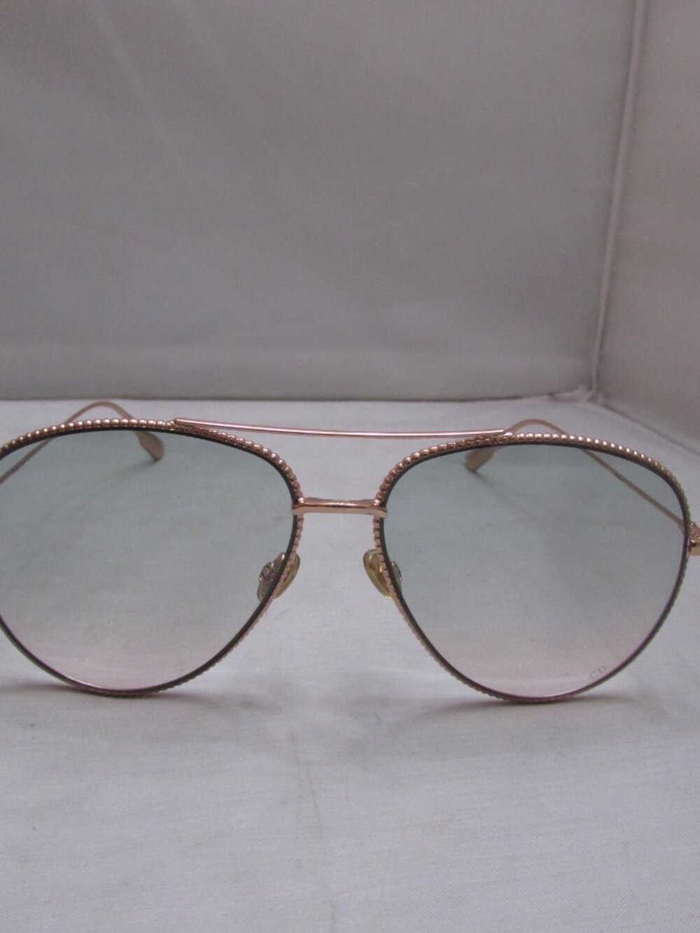 Christian Dior DIORSOCIETY3-0DDB-JP 57-14-145 Rose Gold Frame Sunglasses Used